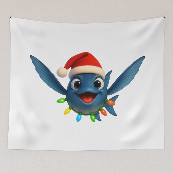 Item preview, Christmas Flying Fish designed and sold by Sillytoe.