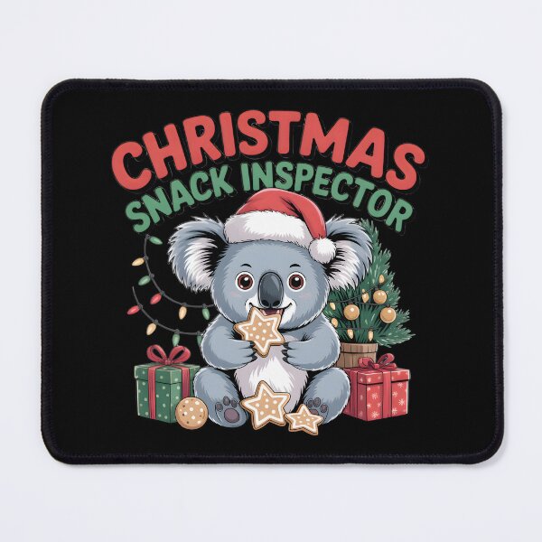 Item preview, Christmas Koala – Snack Inspector Eating Holiday Cookies designed and sold by HAPPYinPIECES.