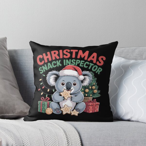 Item preview, Christmas Koala – Snack Inspector Eating Holiday Cookies designed and sold by HAPPYinPIECES.