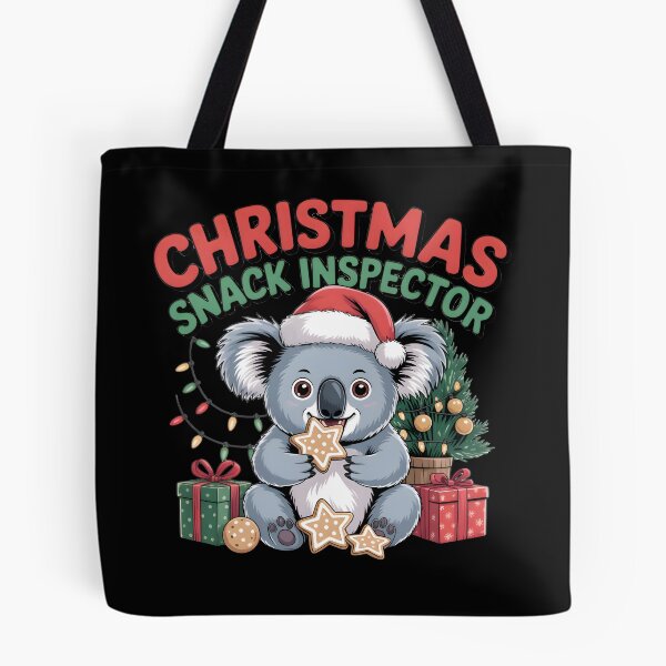 Item preview, Christmas Koala – Snack Inspector Eating Holiday Cookies designed and sold by HAPPYinPIECES.