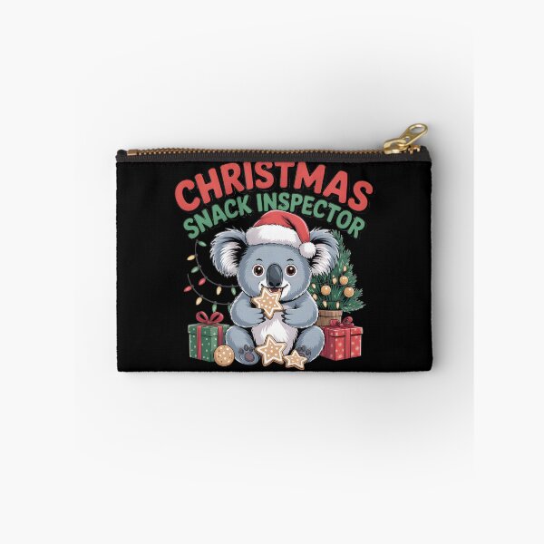 Item preview, Christmas Koala – Snack Inspector Eating Holiday Cookies designed and sold by HAPPYinPIECES.