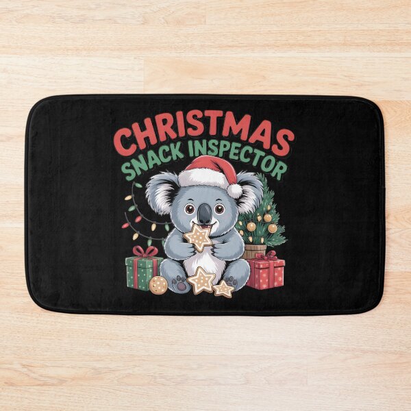 Item preview, Christmas Koala – Snack Inspector Eating Holiday Cookies designed and sold by HAPPYinPIECES.