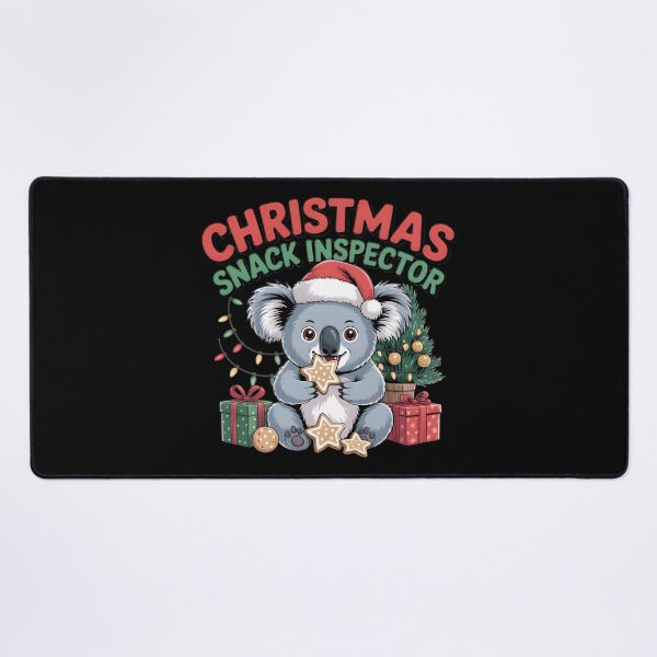 Item preview, Christmas Koala – Snack Inspector Eating Holiday Cookies designed and sold by HAPPYinPIECES.