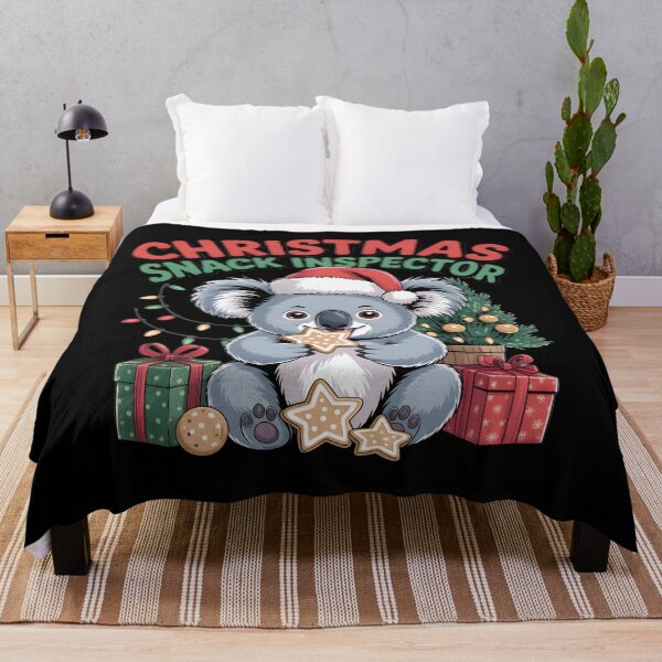 Item preview, Christmas Koala – Snack Inspector Eating Holiday Cookies designed and sold by HAPPYinPIECES.
