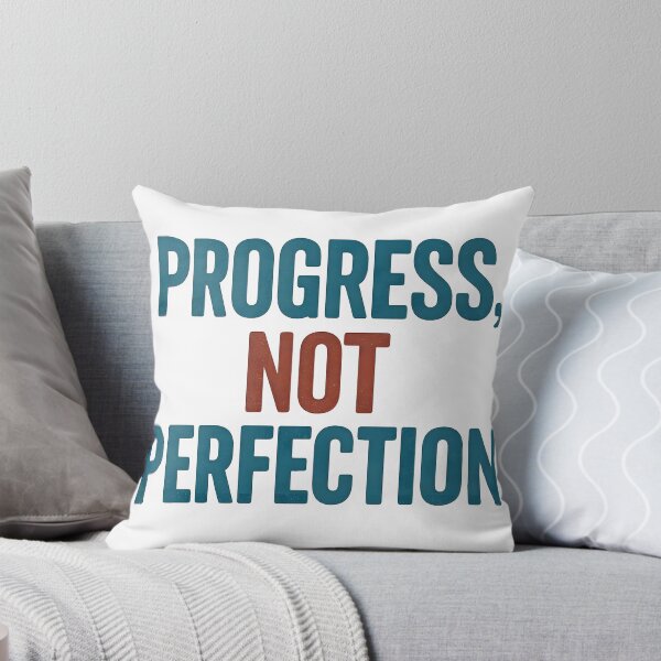Item preview, Progress Not Perfection Quote designed and sold by SigmaSoul.