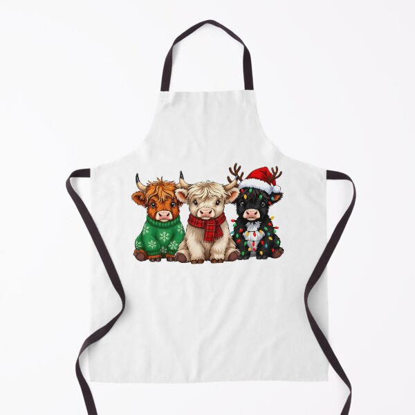 Item preview, Rustic Highland Cows Christmas designed and sold by stephenflashart.