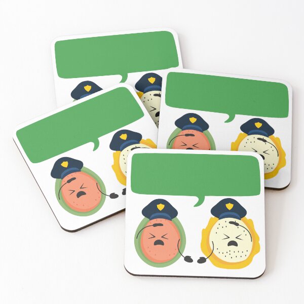 Item preview, The cactus police from "If Peanuts aren't nuts, what are they? fruity field guide volume 2" designed and sold by Acorn-Studio.