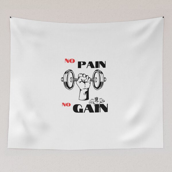 Item preview, NO PAIN NO GAIN! designed and sold by M-JStudio.