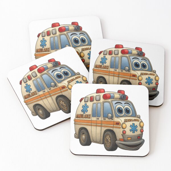 Item preview, Ambulance Cartoon designed and sold by Scott Hayes.