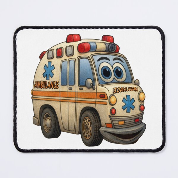 Item preview, Ambulance Cartoon designed and sold by Scott Hayes.