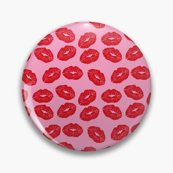 Item preview, Lipstick Kisses Pattern, Love Kiss Red Lipstick Illustration Design designed and sold by bestggraphico.