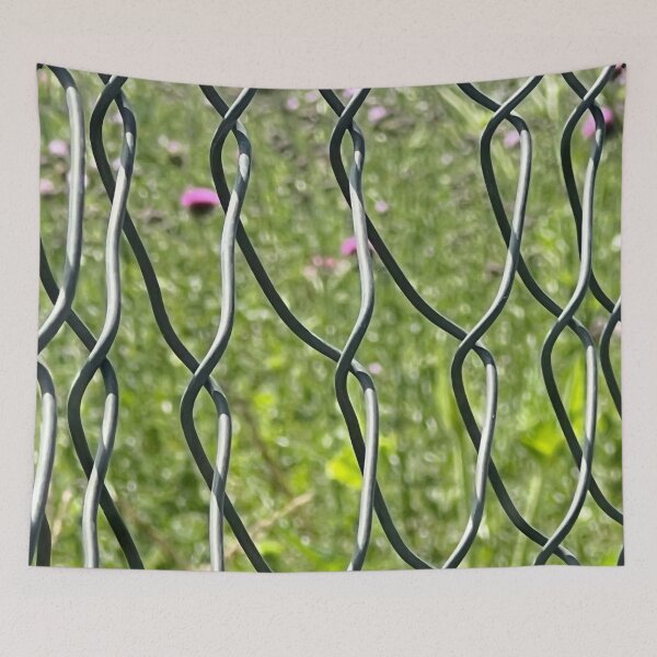 Item preview, Chain Link & Pink Blooms 4 designed and sold by Abeink1030.
