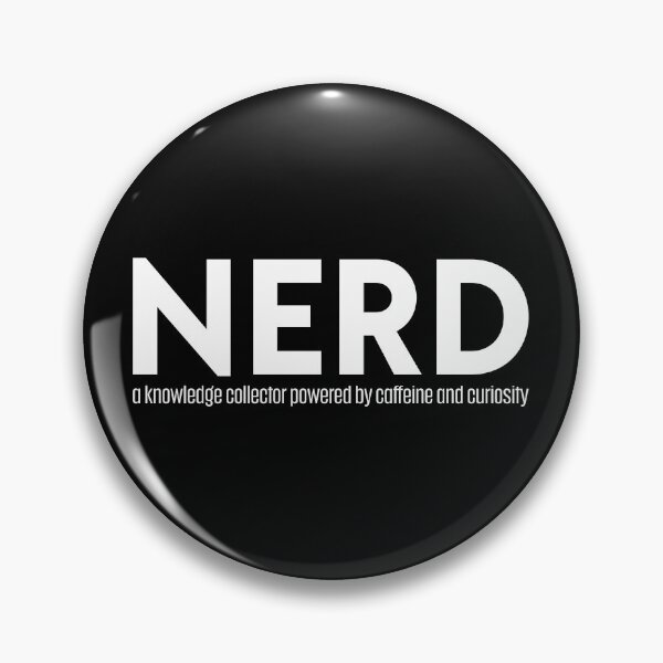 Artikelvorschau, Nerd (Version mit weißer Schrift) entworfen und verkauft von ShopEvaF.