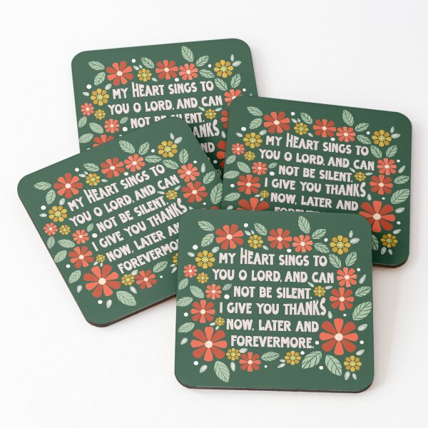 Item preview, My Heart Sings - Psalm 30:12 designed and sold by Willow & Grace Designs.