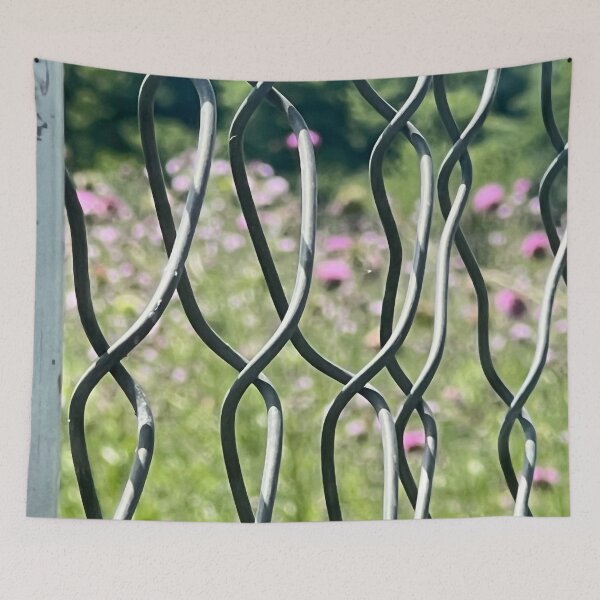 Item preview, Chain Link & Pink Blooms 7 designed and sold by Abeink1030.