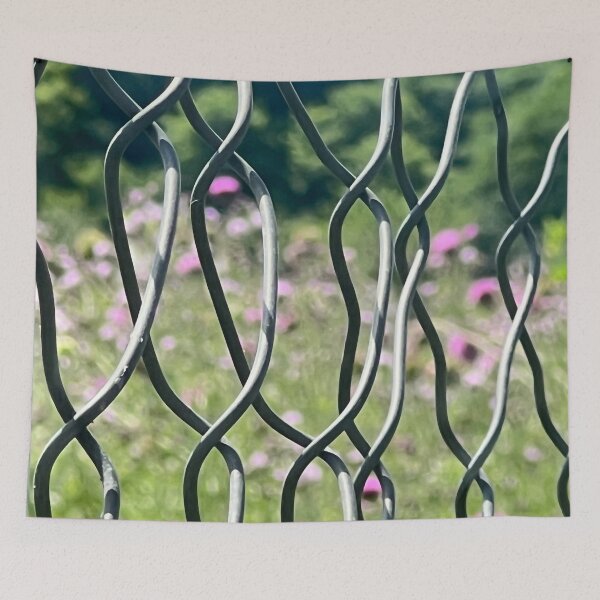 Item preview, Chain Link & Pink Blooms 6 designed and sold by Abeink1030.