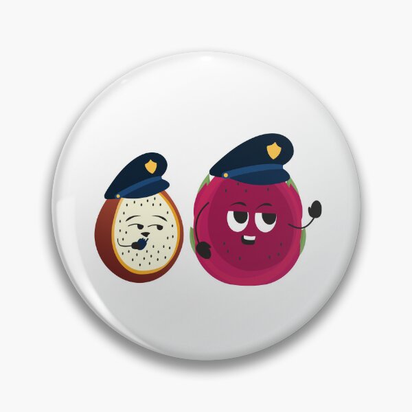 Item preview, The fruit police from "If Peanuts aren't nuts, what are they? fruity field guide volume 2" designed and sold by Acorn-Studio.