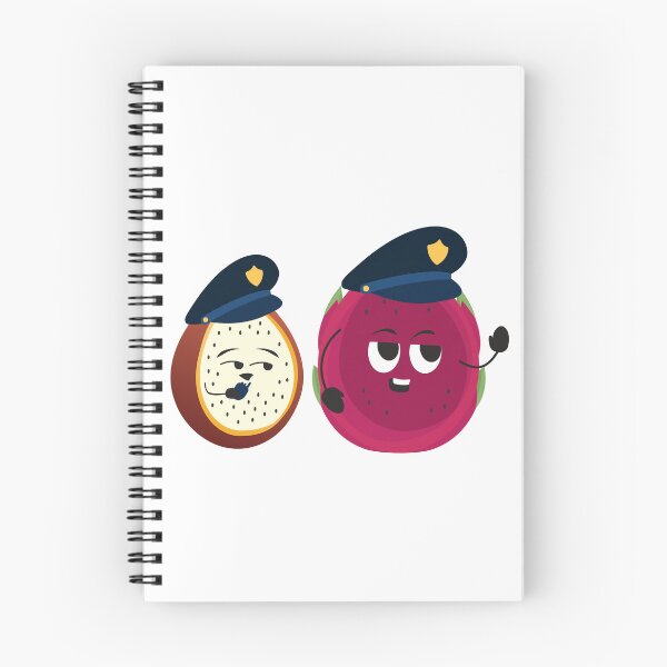 Item preview, The fruit police from "If Peanuts aren't nuts, what are they? fruity field guide volume 2" designed and sold by Acorn-Studio.