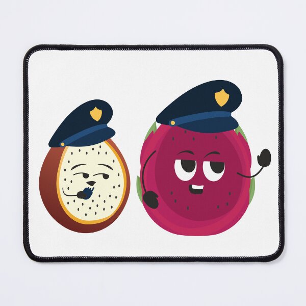Item preview, The fruit police from "If Peanuts aren't nuts, what are they? fruity field guide volume 2" designed and sold by Acorn-Studio.
