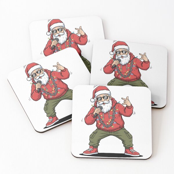 Item preview, Cool Rapper Santa designed and sold by ClubofStitches.