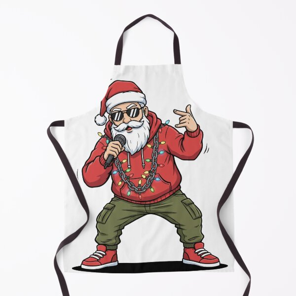 Item preview, Cool Rapper Santa designed and sold by ClubofStitches.