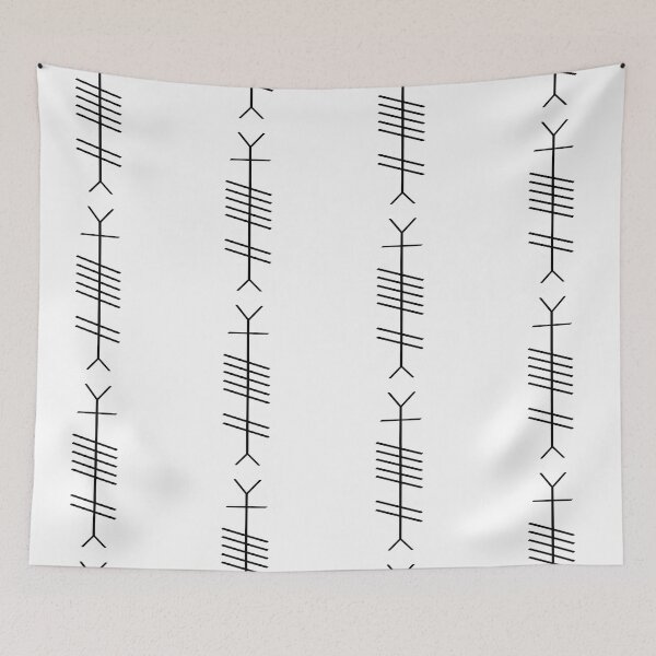 Item preview, Irish Ogham - "Gra" (Love) - Black designed and sold by EchoTheBard.