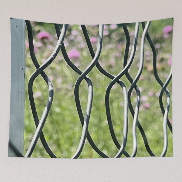 Item preview, Chain Link & Pink Blooms 8 designed and sold by Abeink1030.
