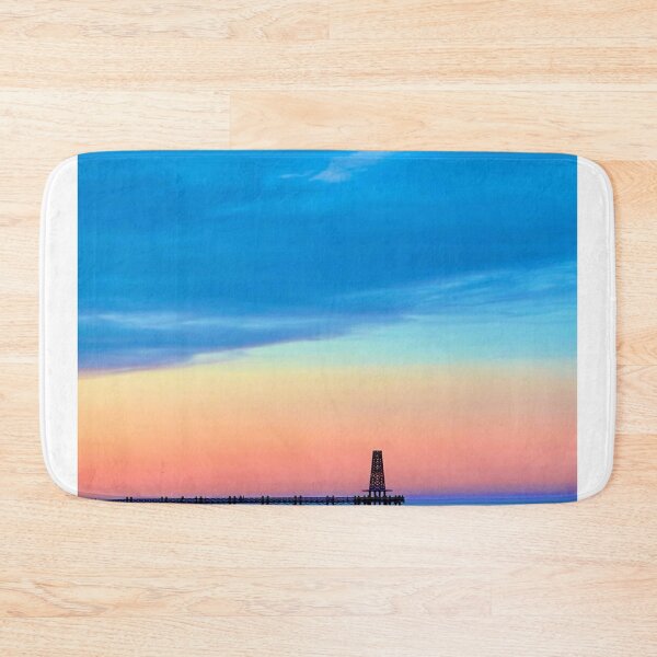Item preview, Dreamy Sunset Chevrolet bOver Ocean Pier designed and sold by MolinaTraveler.