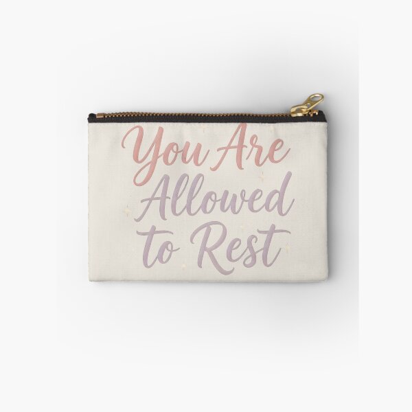 Item preview, You Are Allowed to Rest – Pastel Aesthetic Lettering, Self-Care Reminder, Mental Wellness Quote, Calm Inspirational Design designed and sold by PureBrain.