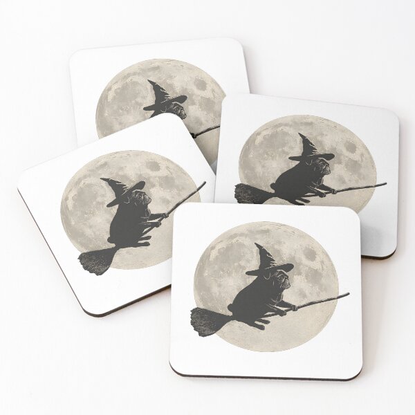 Item preview, Halloween Pug Moon designed and sold by stephenflashart.