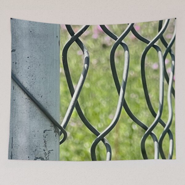 Item preview, Chain Link & Pink Blooms 9 designed and sold by Abeink1030.