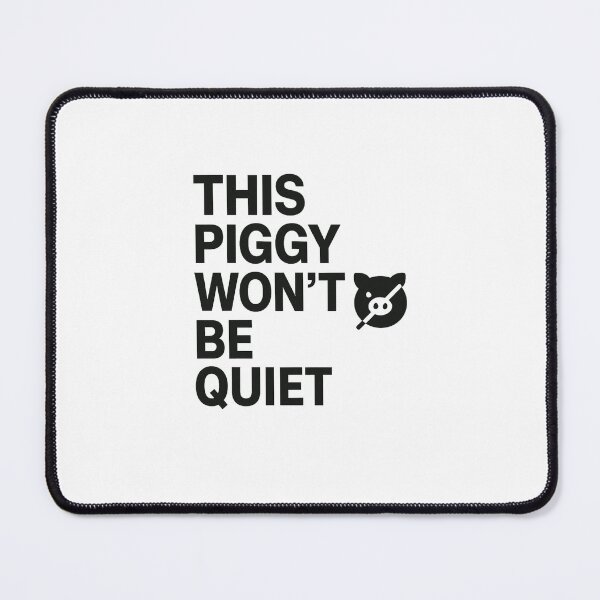 Item preview, This Piggy Won’t Be Quiet – Anti Trump Feminist Patriotic Protest Design designed and sold by SofenArt.