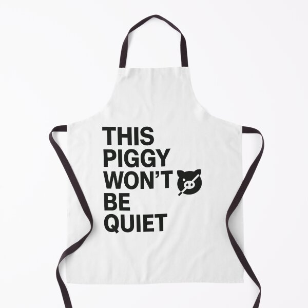 Item preview, This Piggy Won’t Be Quiet – Anti Trump Feminist Patriotic Protest Design designed and sold by SofenArt.