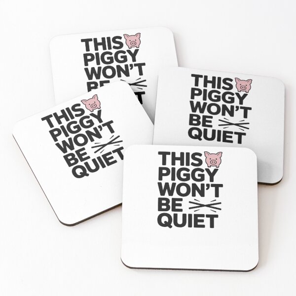 Item preview, This Piggy Won’t Be Quiet designed and sold by SofenArt.