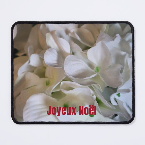 Item preview, White Flowers Merry Christmas - french designed and sold by kenkortner.