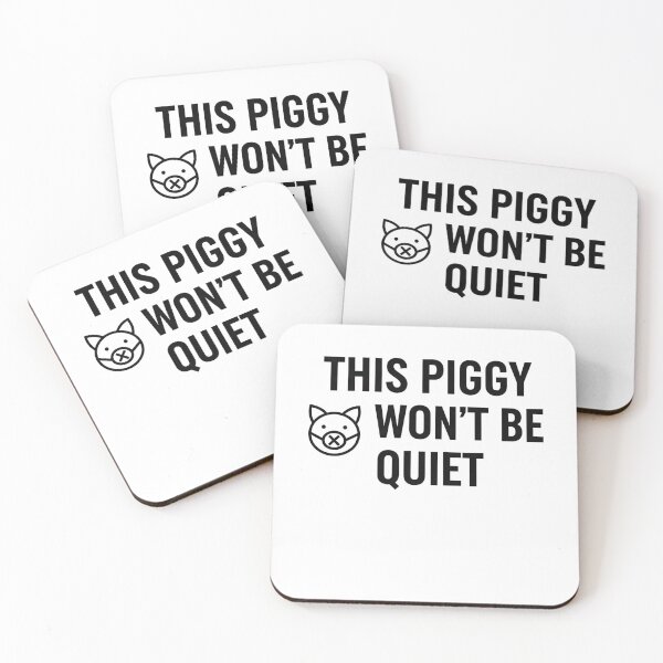 Item preview, This Piggy Won’t Be Quiet designed and sold by SofenArt.