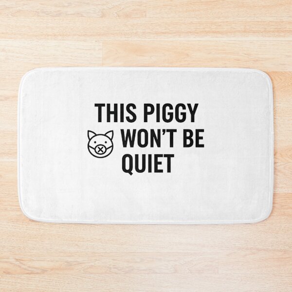 Item preview, This Piggy Won’t Be Quiet designed and sold by SofenArt.