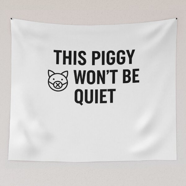 Item preview, This Piggy Won’t Be Quiet designed and sold by SofenArt.