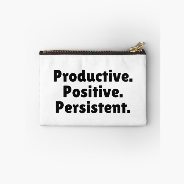 Item preview, Productive. Positive. Persistent. designed and sold by Ninjacatoff.