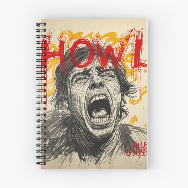 Item preview, 'Howl' a poem by Allen Ginsberg designed and sold by Filologica.