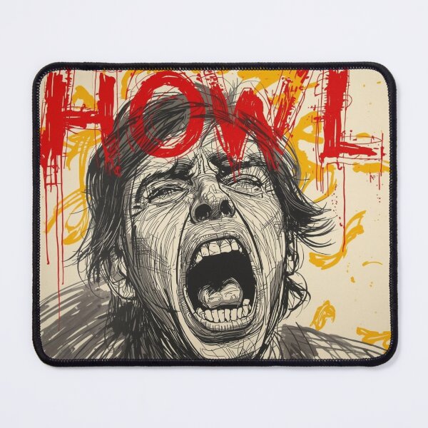 Item preview, 'Howl' a poem by Allen Ginsberg designed and sold by Filologica.