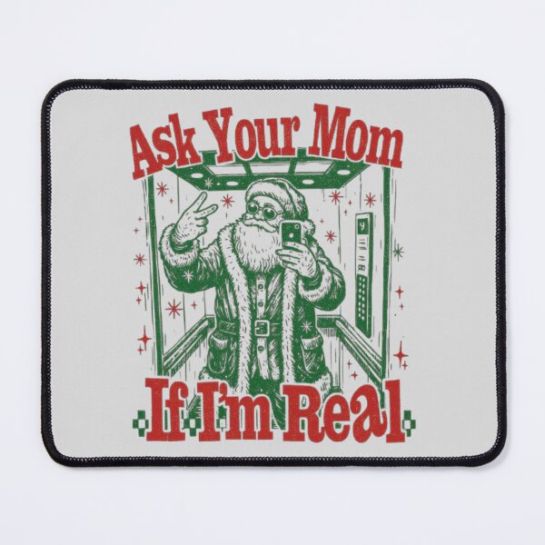 Item preview, Vintage Santa Selfie Christmas Design – Funny Holiday Artwork in Retro Style designed and sold by love3617.