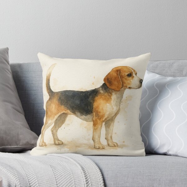 Item preview, Traditional Watercolor Beagle Portrait designed and sold by BadaBingBear.