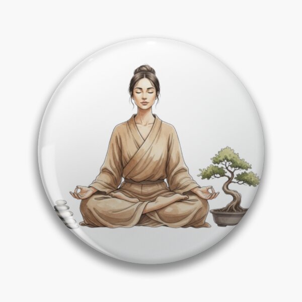 Item preview, Zen Lotus Serenity: Watercolor Meditation Art designed and sold by zdzdesigner.