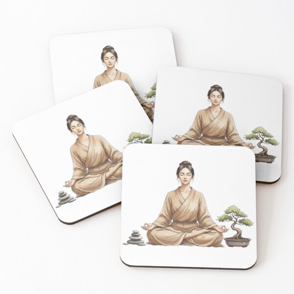 Item preview, Zen Lotus Serenity: Watercolor Meditation Art designed and sold by zdzdesigner.