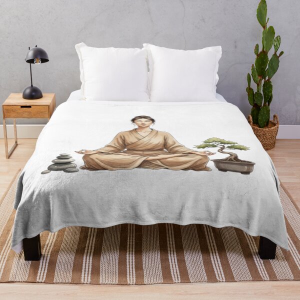 Item preview, Zen Lotus Serenity: Watercolor Meditation Art designed and sold by zdzdesigner.