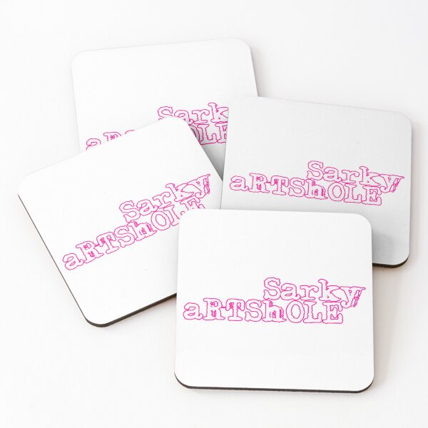 Item preview, Sarky aRTShOLE – Neon Pink Attitude Typography designed and sold by Artshole.
