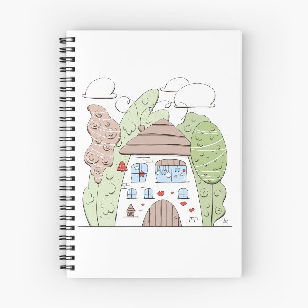 Item preview, Cute little house  - lineart designed and sold by hogakosta.