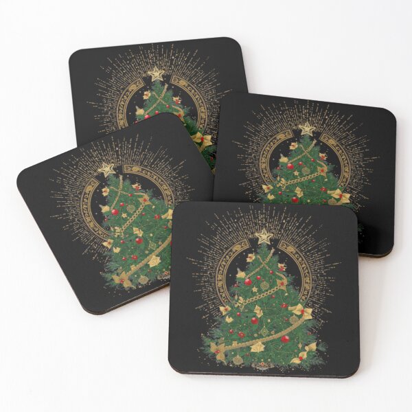 Item preview, Luxury Gold Christmas Tree – Opulent Holiday Glam Art designed and sold by GuffyGlowVault.
