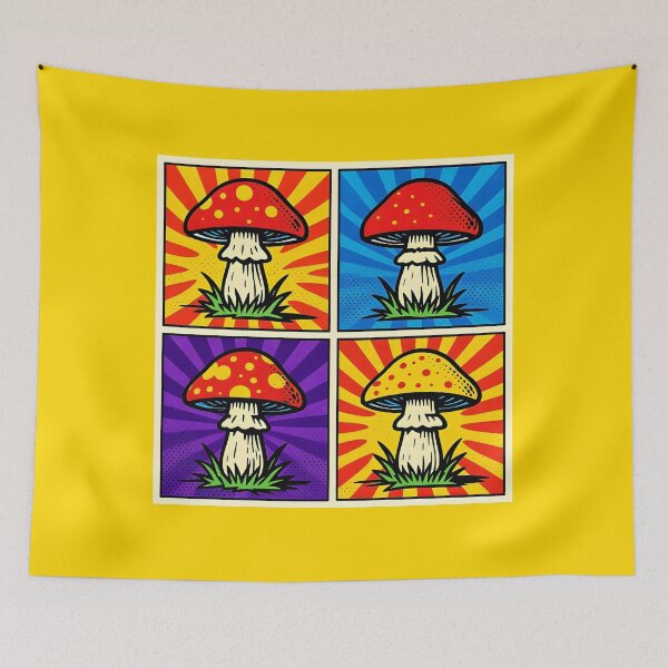Item preview, Amanita Dream – Psychedelic Pop Art Set designed and sold by DariaCraft.